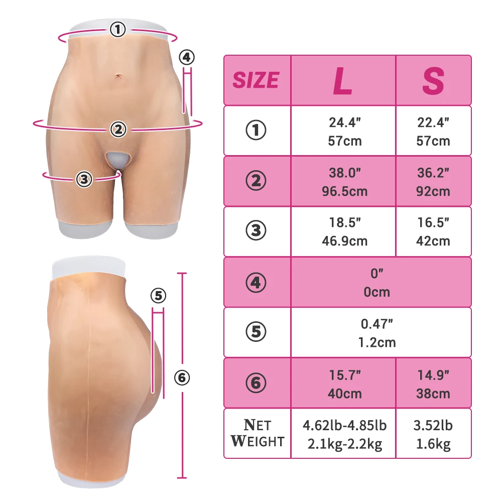 Silicone Buttock Enhancement Panties for Women