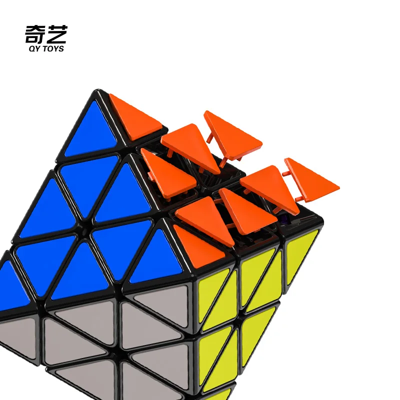 [Picube] New QiYi FTO Magnetic Rotating Octahedron Magic Cube Stickerless Educational Toys for Children Cubo Magico Toys 4