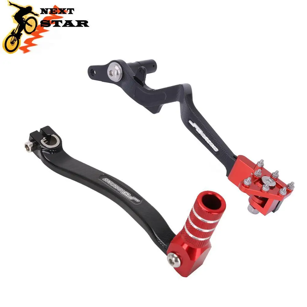 Motorcycle Cnc Gear Shifter Shift Rear Foot Brake Pedal Lever For Honda