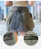 Fashion Half Waist Apron Canvas Multiple Pockets Adjustable Apron Horticultural Barber Tool Waist Apron For Men and Women 2