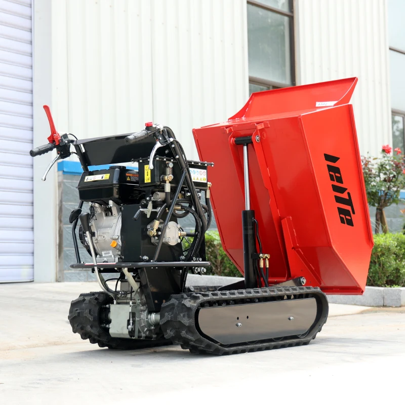 China hydraulic truck dumper 7ton 8 tons crawler carrier mini dumper