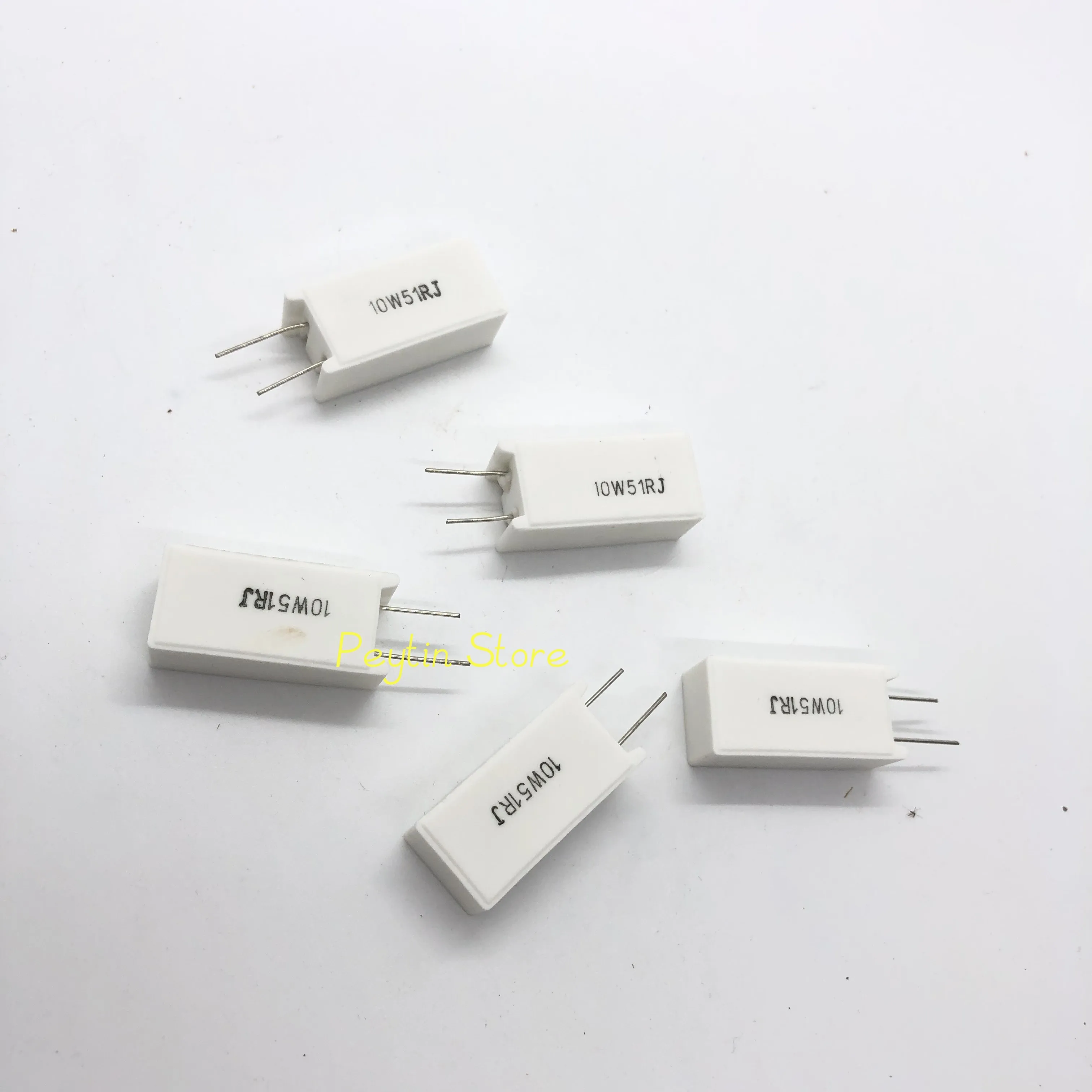 

5Pcs RX27-5W 10W 20W 1/2/4.7/5/10/15/20/22/33/47/50/51/100/150/200~680R Vertical Cement Resistance
