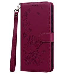 Leather Flip Phone Case - Elegant Book Cover Style for Realme 10 4G (Wine red)