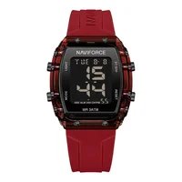 NAVIFORCE Fashion Watches for Women Waterproof Electronic Square Wristwatch Sports Digital LCD Luminous Clocks Relogio Feminino