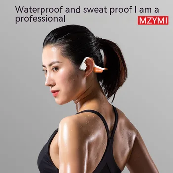 MZYMI I18Pro Bone Conduction Wireless Neckband Earbuds Bluetooth 5.3 Earphones Open Ear Headphones Stereo Touch Control Headset 6