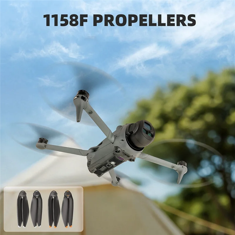 Mavic 4 Pro 프로펠러 용 Sunnylife DJI Mavic 4 Pro 드론 수리 액세서리 용 퀵 릴리스 저소음 패들 블레이드