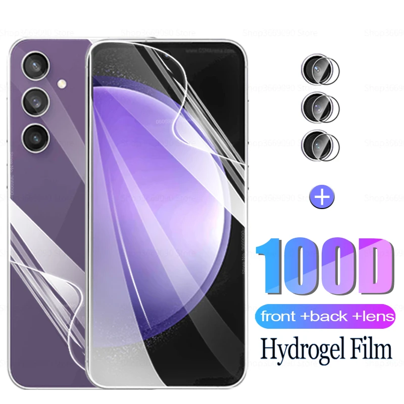 

Front Back Hydrogel Film For Samsung Galaxy S23 FE Smartphone Protection Film Samung S23 FE 23FE S23FE Camera Protector Glass