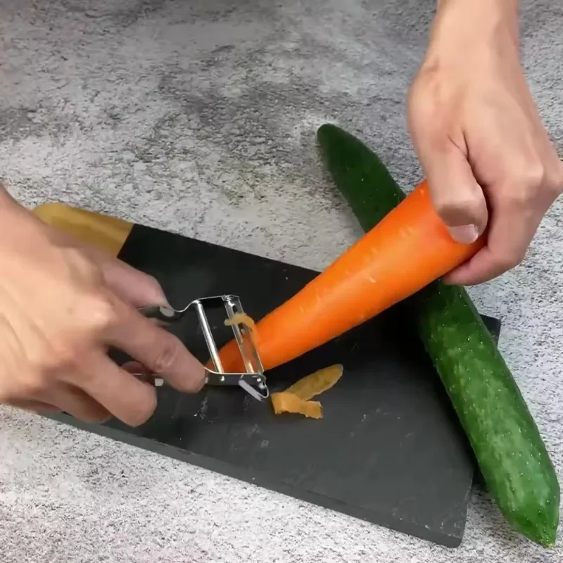 Stainless Steel Paring Knife Fruit Melon Potato Apple Peeler Carrot Shredder Vegetable Slicer Multifunctional Kitchen Gadgets