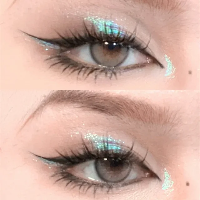 Gorgeous Highlight Eyeshadow Silver Long Lasting Waterproof Party Women Pearlescent Makeup Cosmetic Glitter Shimmer Eyes Shadow