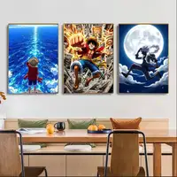 ⁦ملصقات "لوفي" جدارية عالي الدقة | HD "Monkey D. Luffy" Waterproof Wall Art Poster Stickers⁩ - الصورة ⁦5⁩