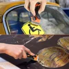 Double-Sided Scraper Car Window Blade Knife Cleaner Ceramic Glass Sticker Glue Cleaner Remover Automotive Film Ceramic Tool 5