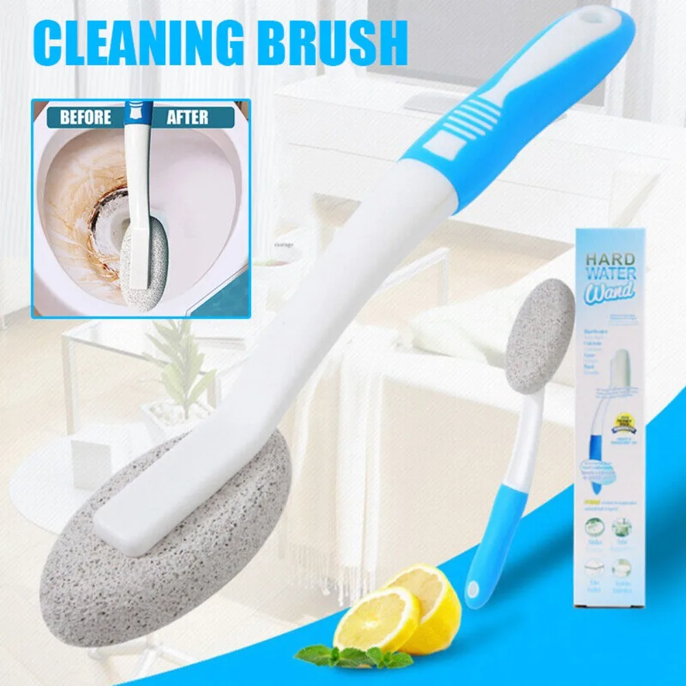 Pumice Stone Cleaning Brush Hard Water Toilet Bowl Remover Cleaner Household