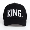 New Women's Letter Embroidered Baseball Cap King and Queen Snapback Hats Couple Hip Hop Style Hats Outdoor Casual Cotton Sun Hat 5