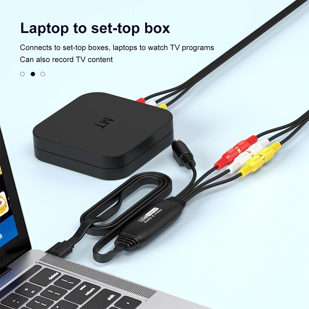 USB Video Capture Card VHS VCR TV DVD Audio Capture Adapter Card USB To AV Video Adapter for Mac/PC video capture card