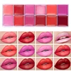 12 Colors Women Moisturizing Long Lasting Lip Gloss Palette Girls Nude Cosmetic Makeup Lip Tools Lipstick Female 2