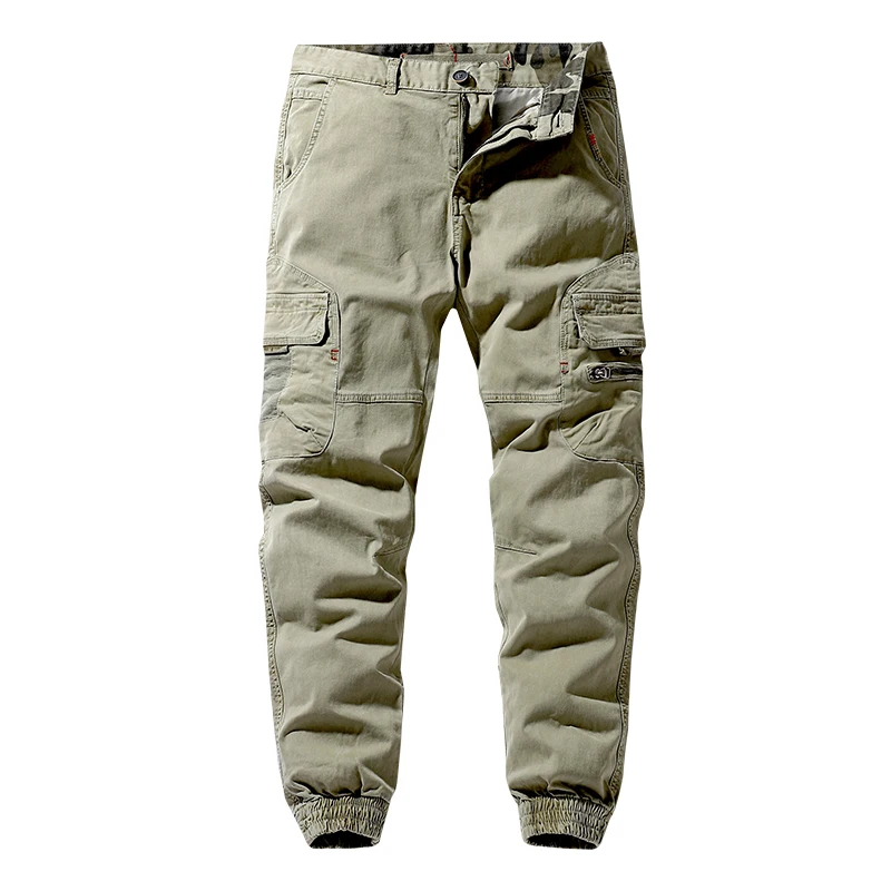 

2022 Men's Military Trousers Casual Cotton Cargo Pants Men Outdoor Trekking Traveling Trousers Men Multi-Pockets Work Pants Mens