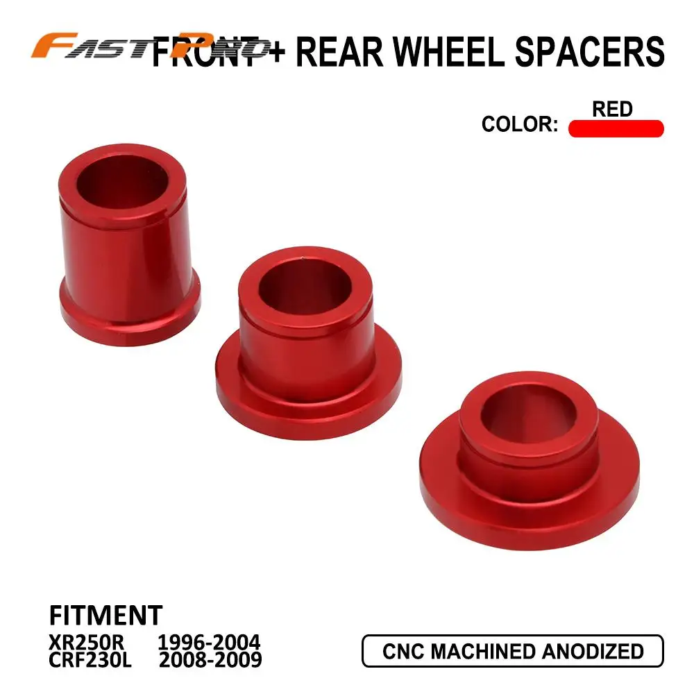 Wheel Hub Spacer Front Rear For Honda XR250R 1996-2004 CRF230L 2008-2009 Motorcycle Motocross Dirt Bike
