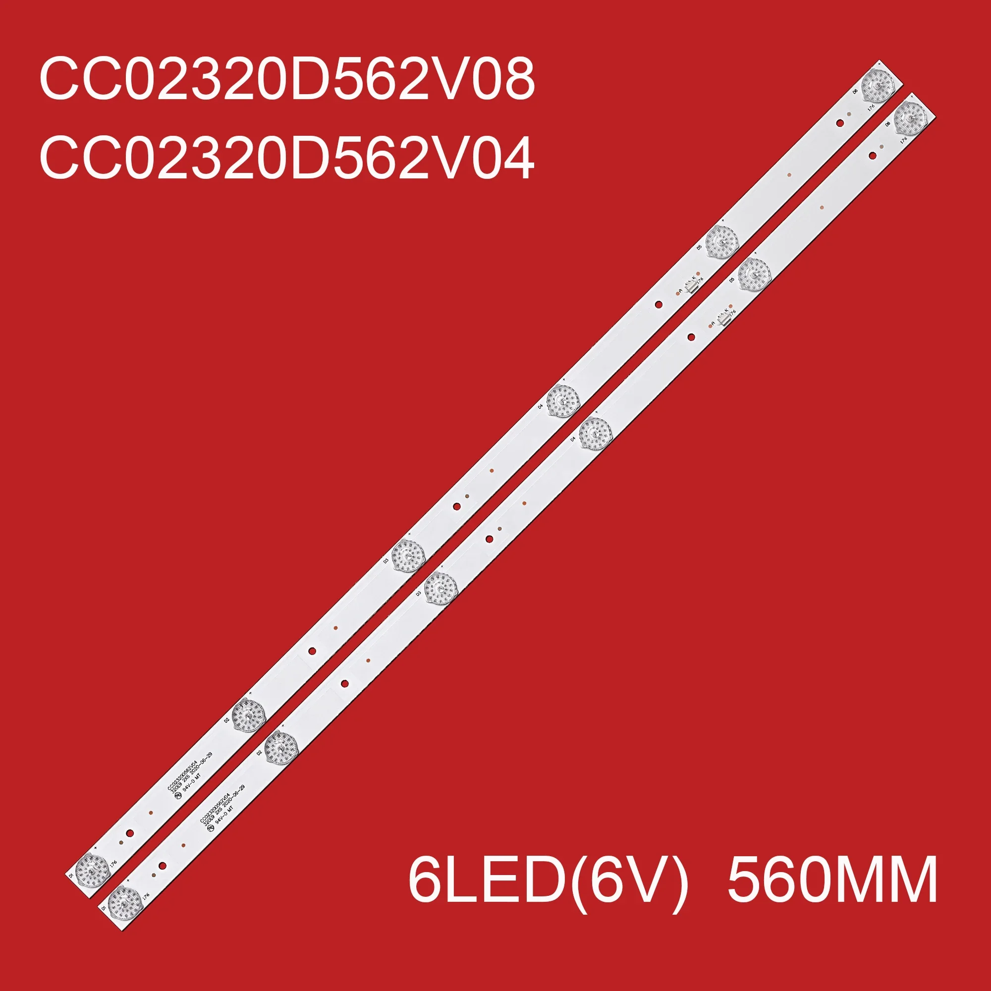 LED Backlight Strips 2X6 for TV NVT-32H103W led light led light bar