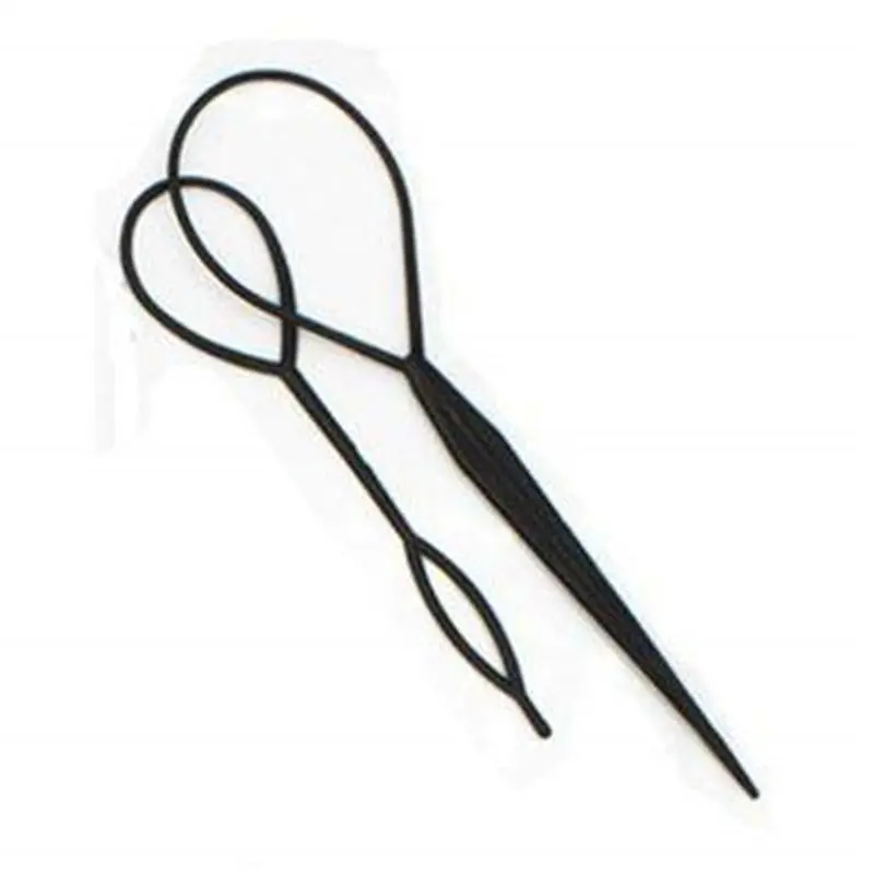 Ponytail Creator Hair Styling Tool Set - Black Hair Braid Maker Accessory