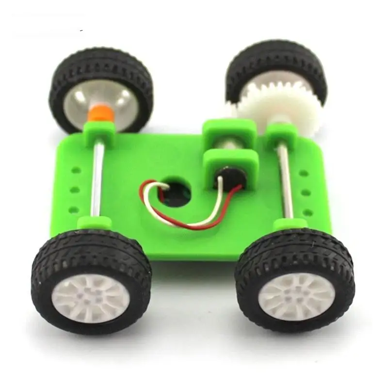 1Set Novelty Solar Energy Car Puzzle Educational Gadget Creative Solar Power Mini Car Early Education Toy Science Experiment 5