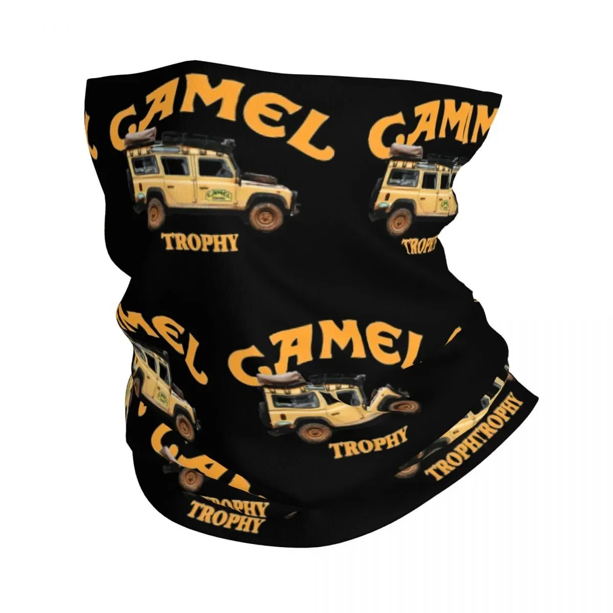 

Camel Trophy Logo Bandana Neck Gaiter Printed Face Scarf Warm Cycling Scarf Fishing Unisex Adult Winter