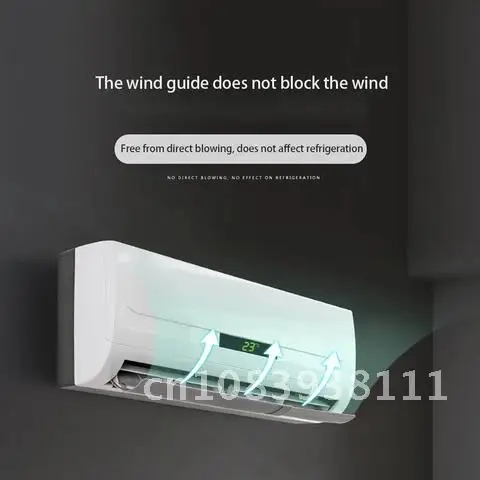 

Adjustable Home Air Conditioner Cover Windshield Air Conditioning Baffle Shield Wind Guide Straight Month Anti-Wind Shield