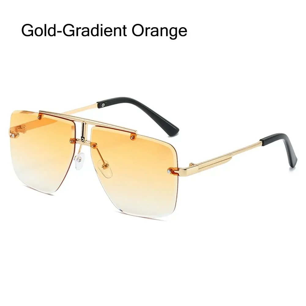 Retro Punk Square Frame Sunglasses - Anti-UV Beach Shades