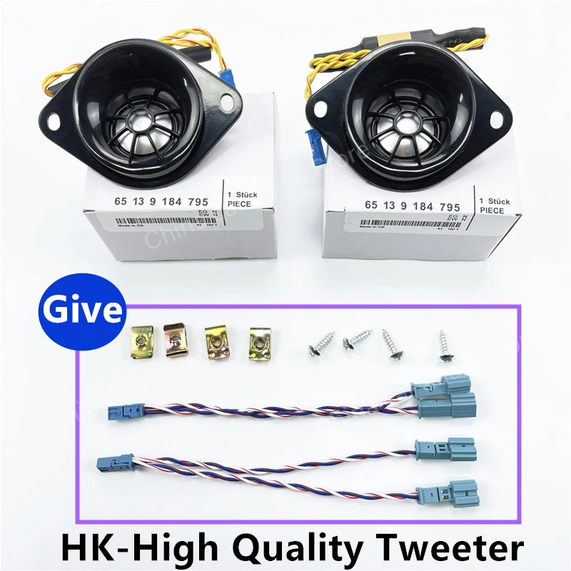 BMW F30 E90 E60 F10 G20 G30 F15 F16 F85 F86 F90 F07 F06 F12 F13용 리어 서라운드 트위터 센터 대시보드 스피커 오디오 혼