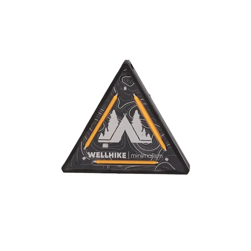 Outdoor Camping Triangle Warning Badge Lighting Multi-functional Atmosphere Small Hanging Light Camping Decor Triangle Light