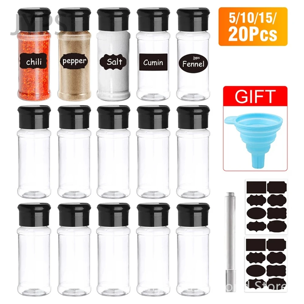 Jar, Spice Organizer, Churrasco Condimento Frascos, Cozinha