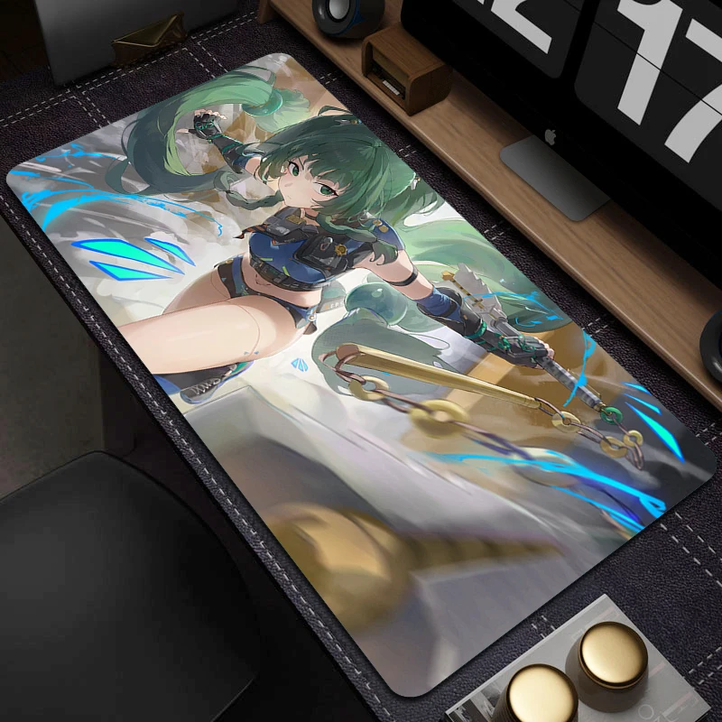 Zenless Zone Zero Jane Doe Gaming Mousepad Gamer Non-Slip Computer Desk Mat HD Print Desk Pad