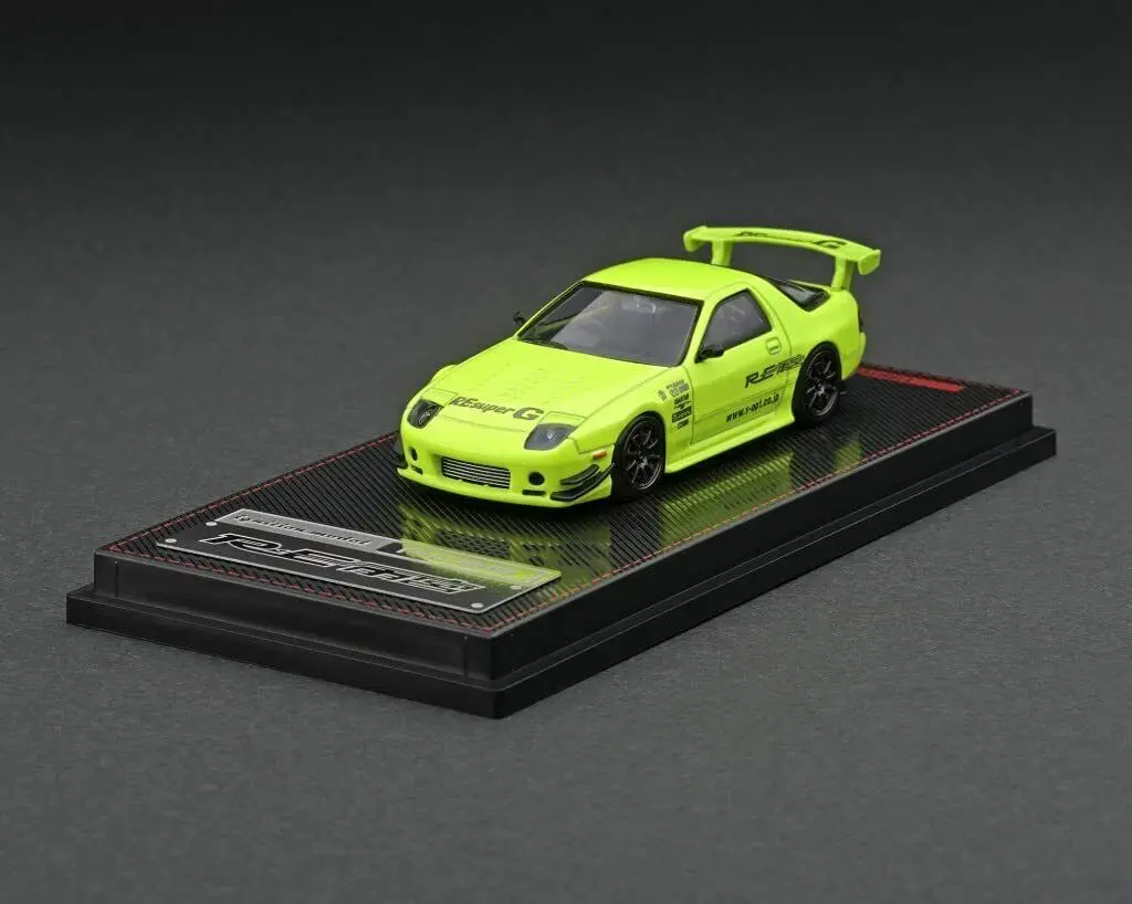 

Модель зажигания 1/64 RX-7 (FC3S) RE Amemiya желто-зеленый IG2497, литые модели автомобилей, коллекция, ограниченный выпуск, хобби-игрушки