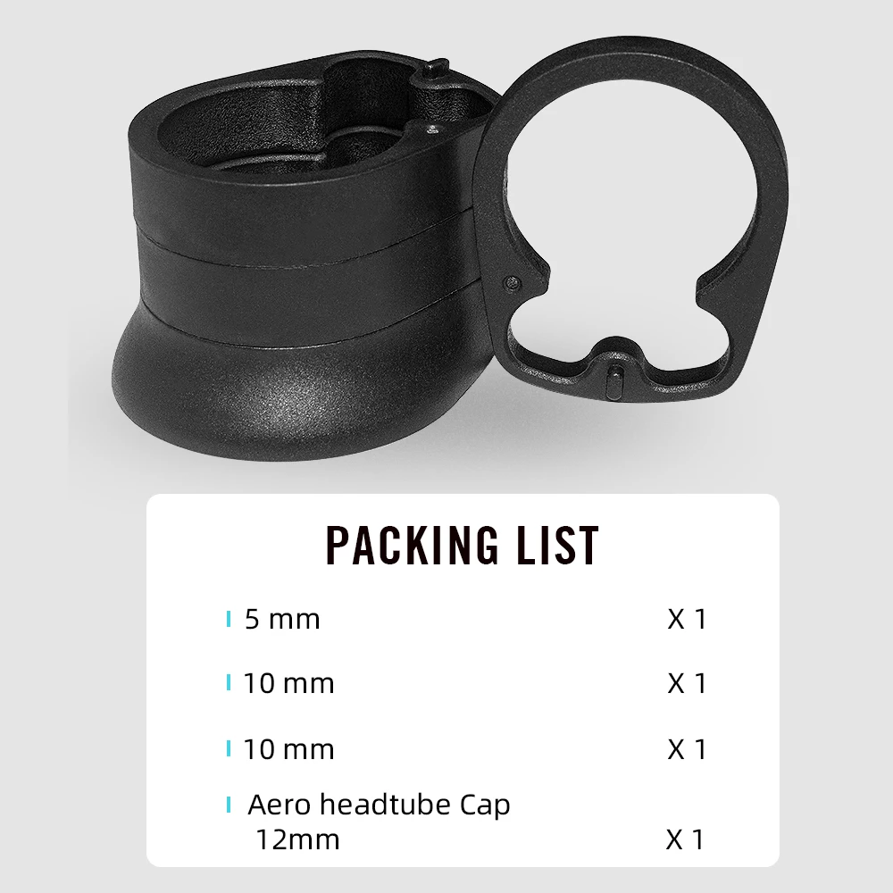 4Pcs 도로 자전거 줄기 하나의 핸들 바 스페이서 세트 1-1/8(28.6mm) 포크 통합 핸들 바 헤드셋 와셔 자전거 액세서리