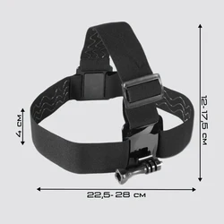 Hands - Free First - Person Video Headband for Smartphones & Action Cameras (ONE SIZEBlack)