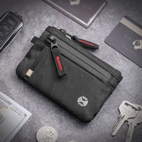 Edc Fashionable Rfid Anti-Theft Ultra-Thin Wallet | Unisex Zipper Coin Purse | Multi-Compartment Credit Card Holder, Portable and Lightweight Carry-On Accessory 5