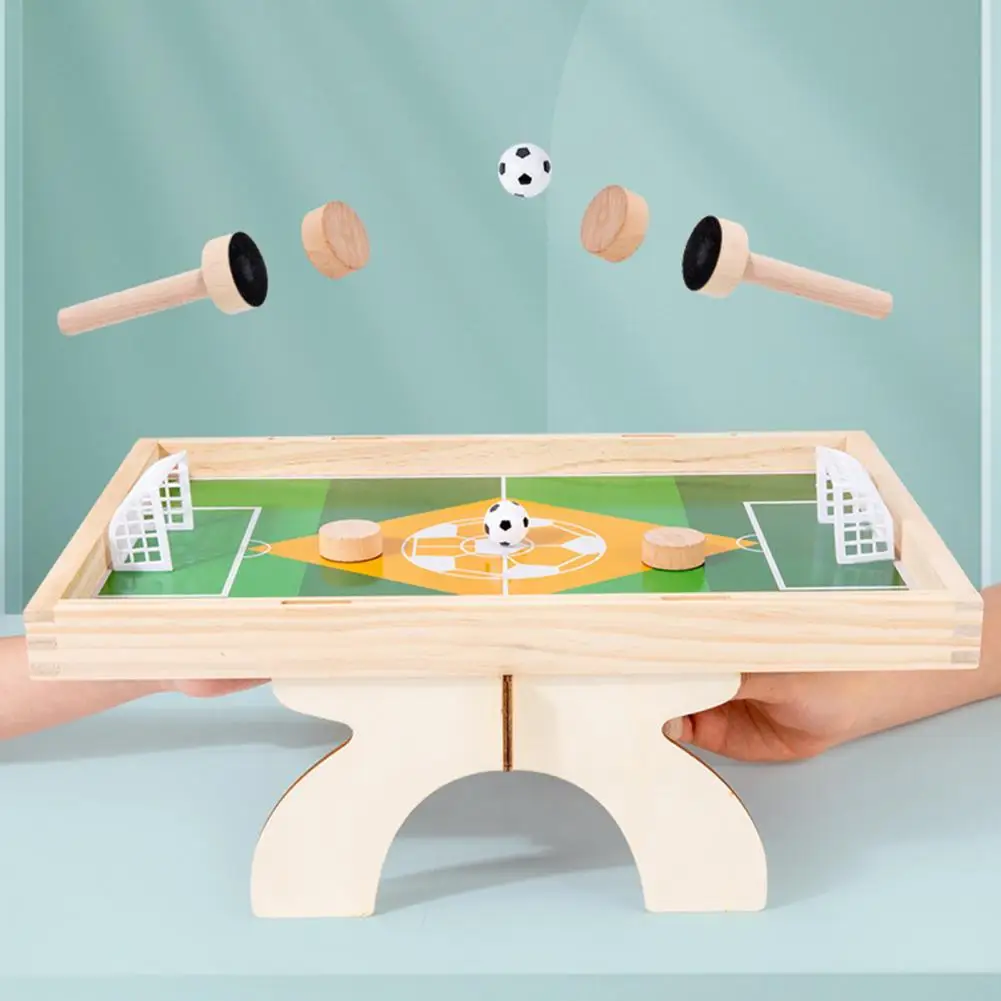 Football Toy 1 Set Durable Brain Development Smooth Surface  Table Aeroplane Chess Football Game for Kids