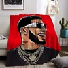 Anuel Aa Summer Blanket for the Sofa Fluffy Soft Blankets Bedroom Decoration Bedspread Bed Throw Decorative Custom Anime Knee 2