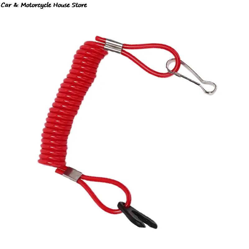 1pcs Boat Motor Kill Stop Switch Safety Tether Lanyard Yamaha Tohatsu Outboard Engine Motor Parts