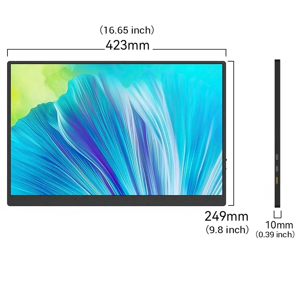 ELSA ޴  PC Ʈ Xbox PS4 PS5 ġ 60HZ ÷̿ ̴ HDMI ũ, 18.5 ġ FHD 1920X1080 IPS
