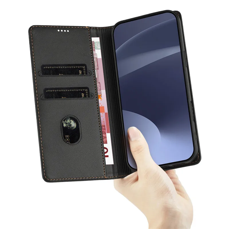 Luxury Flip Wallet Cover Leather Protective Bag