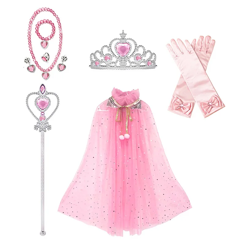 Disney Children's Crown Frozen Magic Wand Set Elsa Princess Headpiece Girls' Crown Hair Accessories