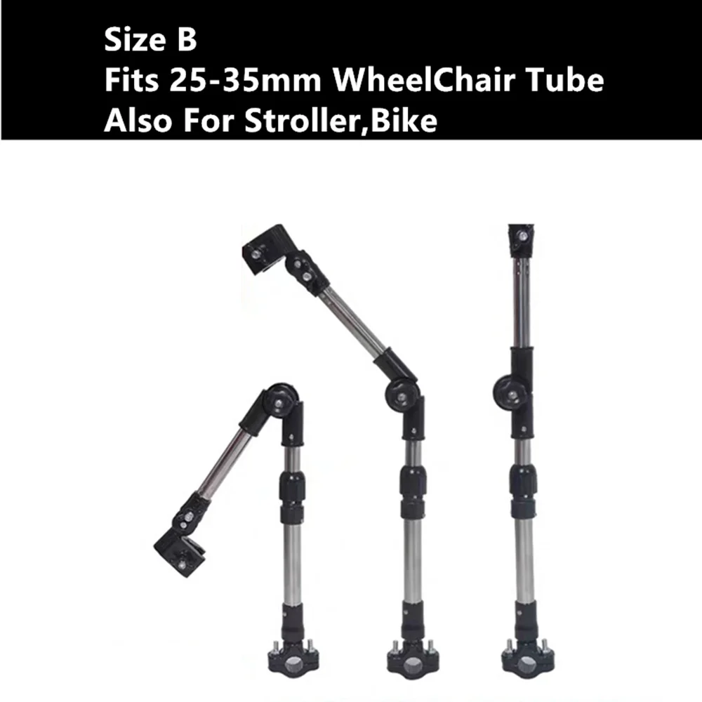 JayCreer Umbrella Holder For Wheelchairs Scooters Stroller Bike wheelchair umbrella holder