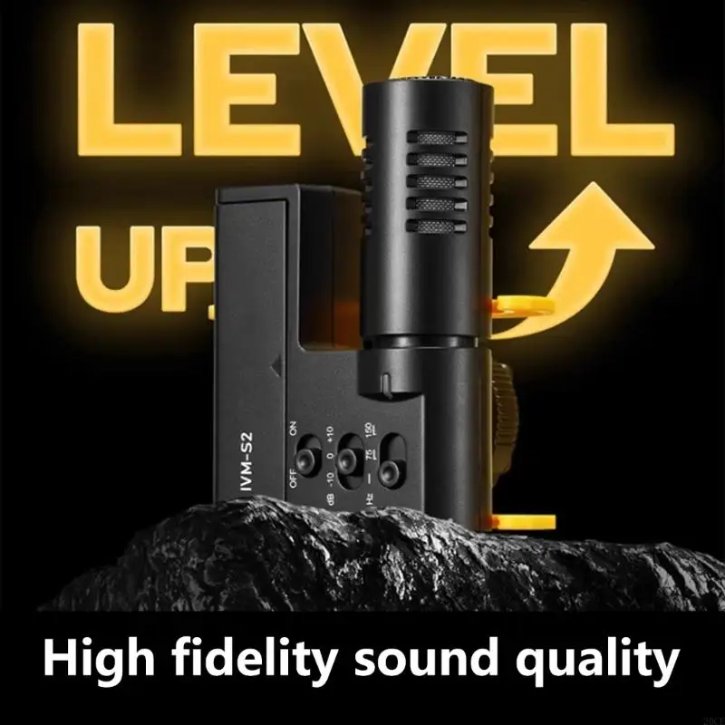 20CE IVM Small Microphone Offers Hifi Sound for Interviews and Video Effective