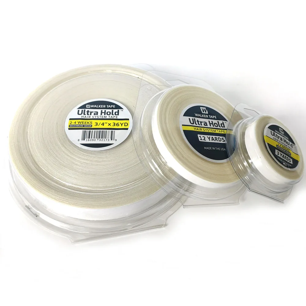 Hair Tape 1Roll White Ultra Hold Hair Double Sided Adhesives Tape for Hair Extension
