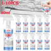 60ml Air Conditioner Cleaner Spray No Rinse Evaporator Air Conditioner Foam Coil Cleaner Strong Decontamination Agent for Car 1