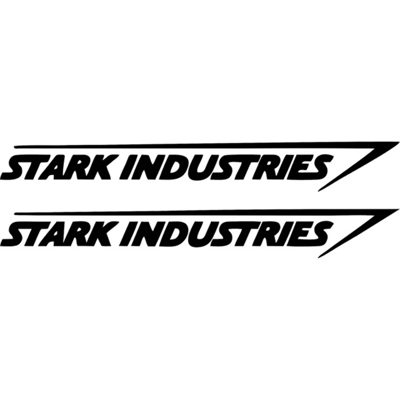 

Car Sticker 2 X Fashion Laser Stark Industries Automobiles Motorcycles Styling Waterproof Vinyl Decal,20cm*3cm