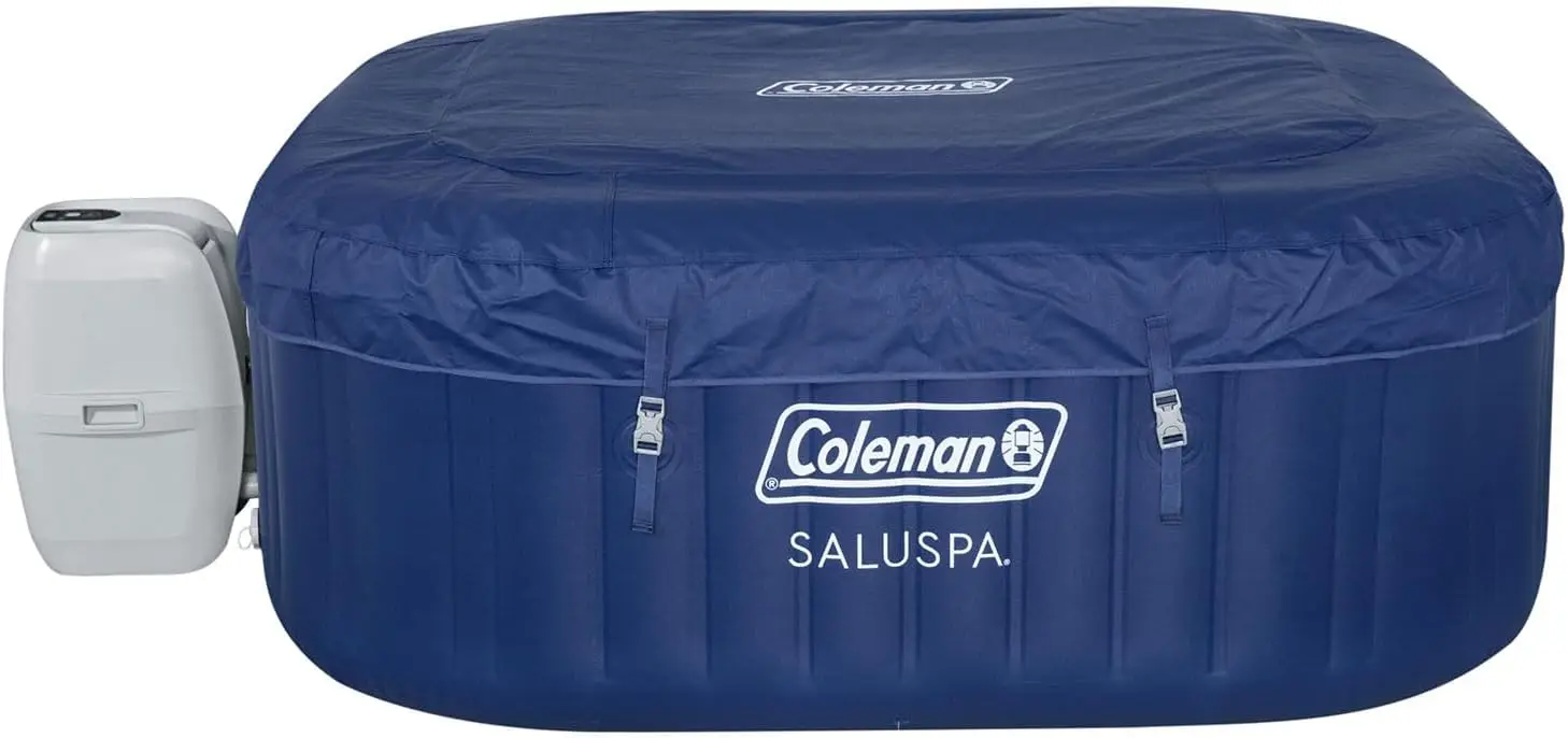 Description Picture 5 of itemAtlantis AirJet 4 To 6 Person Inflatable Hot Tub Square Portable Outdoor Spa with114-140 Soothing Jets with Cover