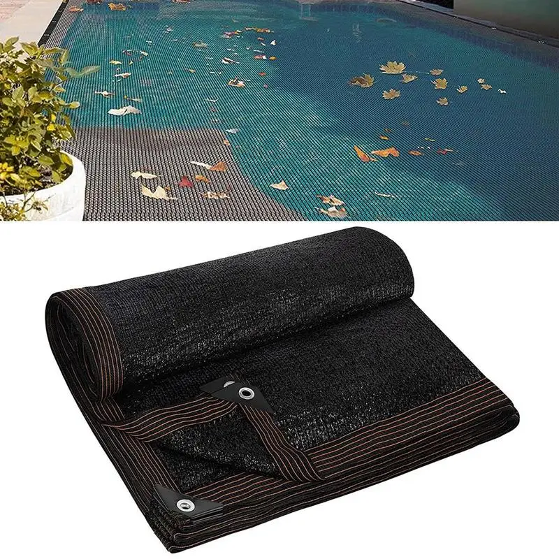 

Pool Leaf Net Cover Rectangle Pool Fine Mesh Catching Sunshade Portable Leaf Netting Cover For Inground And Above Ground pools