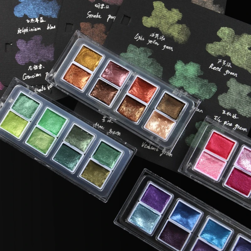 Pearlescent Watercolor Pigment for Nail Painting