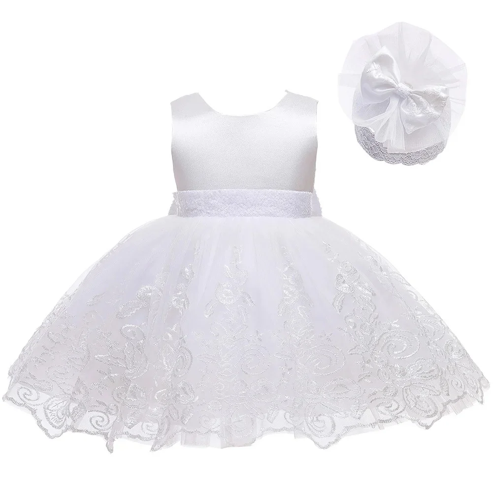 White Baby Baptism Dress 3